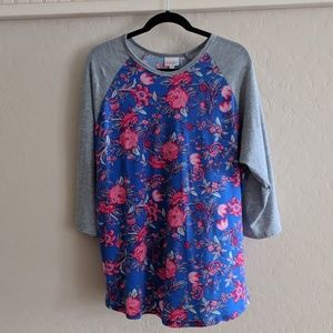 LuLaRoe baseball tee "Randy" size 3x